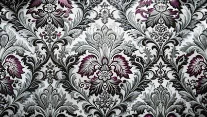 Elegant Damask Pattern Background for Interior Design and Textiles