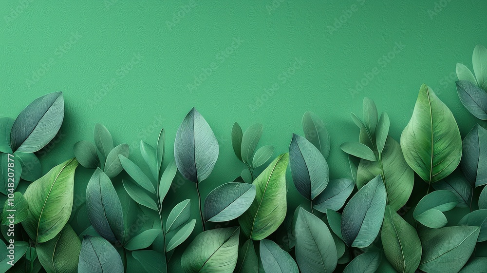 Poster an ai-powered camera focused on classifying various shades of green in lush foliage, showcasing its 