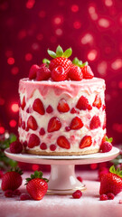 イチゴのデコレーションケーキ、クリスマス