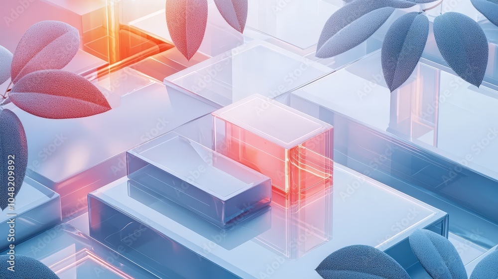 Poster an elegant depiction of an ai-powered system focusing on user interface color schemes in website des