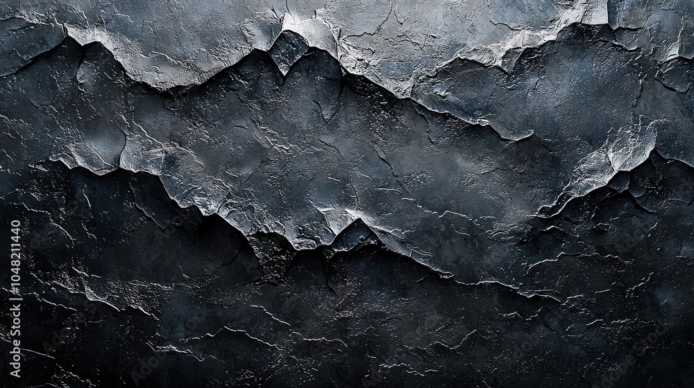 Poster deep black background with a soft, subtle texture, adding depth without overpowering the design.