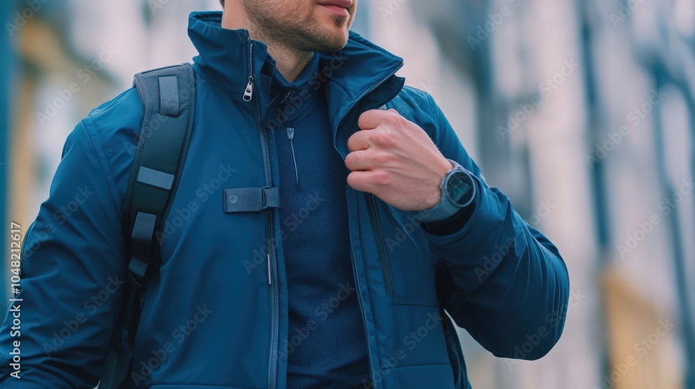 Poster stay connected on the go with smart clothing that features built-in gps tracking and biometric senso