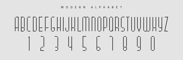 Modern alphabet design