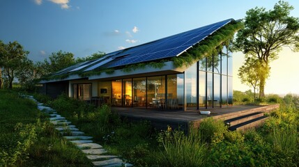 Sustainable architecture incorporates renewable energy solutions into building designs.
