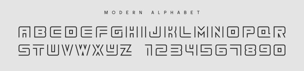 Modern alphabet design