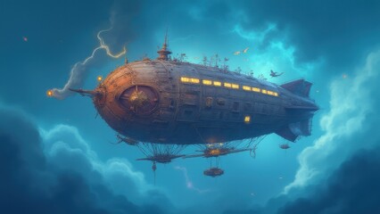 submarine under water