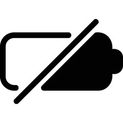 Simple vector icon battery