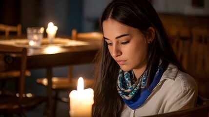 woman praying