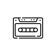 line art style diskette icon illustration