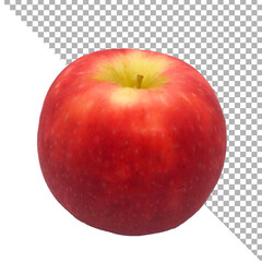 red apple isolated on white background