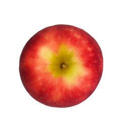 red apple isolated on white background