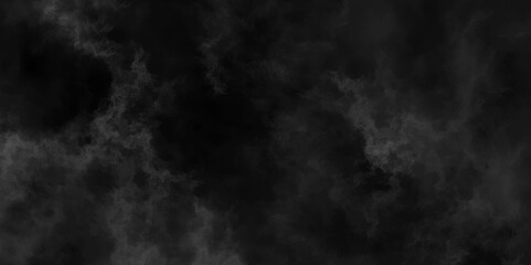 Abstract ash cloud and smoke texture in dark background. White Black fog effect transparent smoke isolated dark dramatic sky with black stormy clouds. Grunge creative and becorative fractal somke art