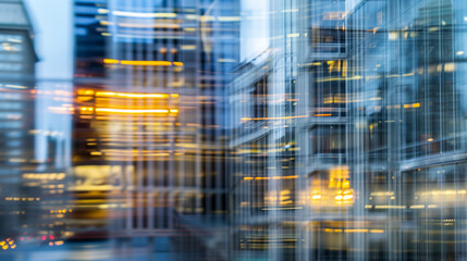 Fototapeta premium A futuristic and dynamic abstract architecture scene, incorporating geometric shapes and angular lines