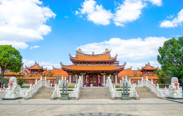 Huiju Temple Minnan-Taiwanese Style Classical Architecture, Suzhou, Jiangsu, China