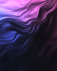 Obraz premium Photo of abstract flowing shapes in vibrant pink and blue hues, creating a dynamic, modern background
