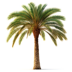 Date Palm Tree Isolated