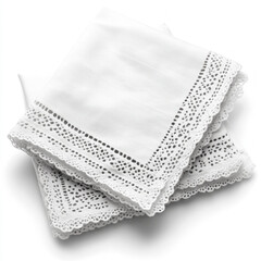 White Handkerchief Isolated