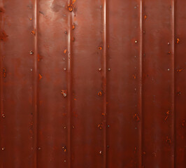 Fototapeta premium Grunge red metal wall texture background, suitable for Halloween theme background, old cracks in cement, dusty old film effect texture, horror concrete imitation facade wall, generative AI
