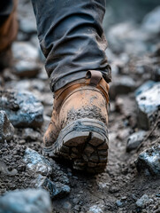 Fototapeta premium Muddy Boot