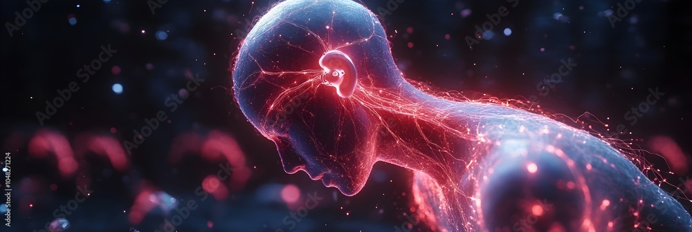 Fototapete ai-driven neural control:shaping the future of human civilization through neuromodulation devices an