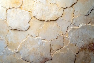 Fototapeta premium Hyber realistic photo of rock abstract warm beige wall background , copy space for text,