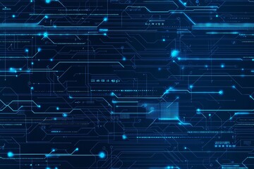 Seamless Tech background , isolated on white background, , copy space for text,