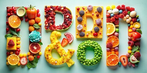 Seven Segment Style Alphabet D and d - Creative Graphic Design for Typography Lovers