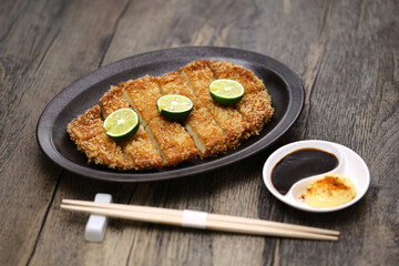 fish ground meat cutlet, Japanese cuisine