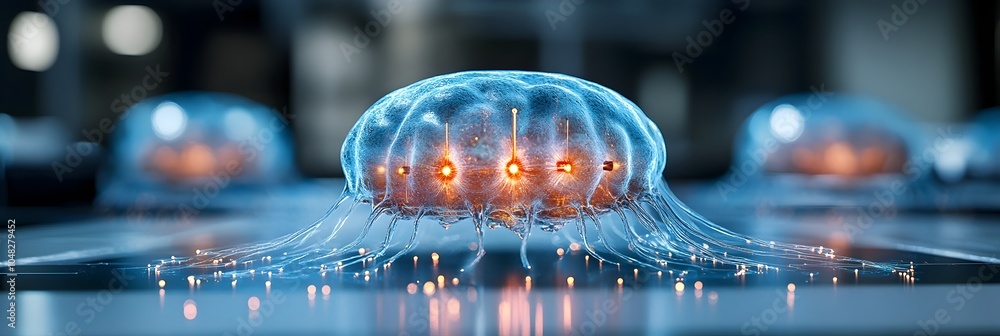 Leinwandbilder controlling humans with futuristic ai-powered neuromodulation devices:exploring the ethical and soci