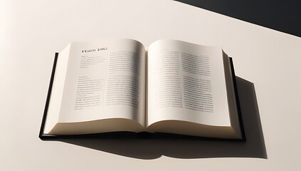 Fototapeta premium book ephesians open bible reveals book cinematic presentation religious projects