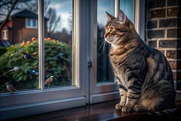 Image of Cute tiny hyper realistic American Bobtail Cat breed running, Anime full chibi body, fluffy, chibi, adorable, logo design, cartoon, cinematic lighting effect, charming, 3D vector art.