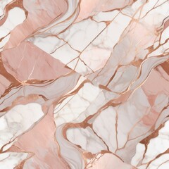 pink rose gold marble abstract background. alcohol ink golden line glitter digital painting wallpaper. backdrop design.