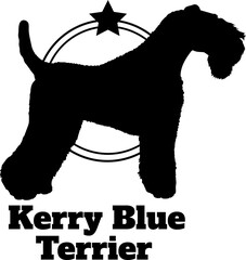  Kerry Blue Terrier. dog silhouette,  dog, dog breeds, logo, vector, silhouette, logo design, animal, illustration, icon, sign, design, black,  symbol, pet