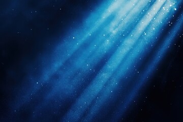 Obraz premium Gentle sky blue light against dark blue background featuring a unique gradient texture - banner design idea