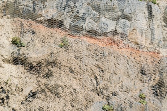 Rockfall Protection Net on Steep Slope Ensuring Slope Stability and Safety