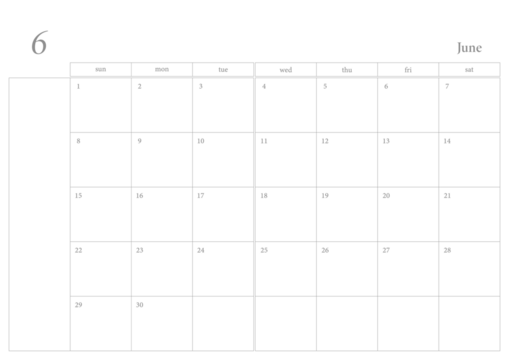 Calendar PNG, 6, June, 2025 - Powered by Adobe