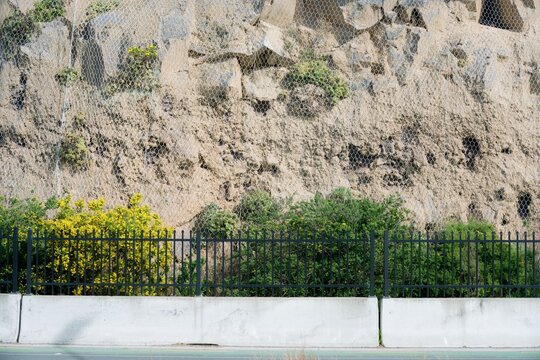 Rockfall Protection Net on Steep Slope Ensuring Slope Stability and Safety