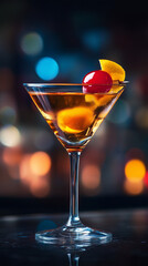 High-End Beautiful Cocktail Photography: Artfully Crafted Drinks with Elegant Garnishes, Vibrant Colors, and Luxurious Presentation