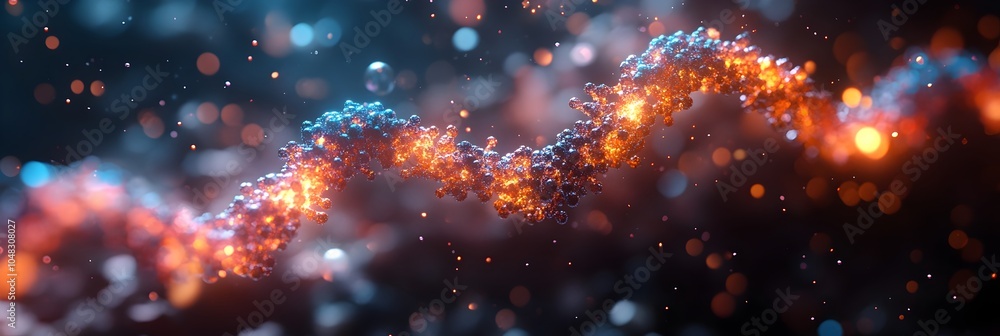 Aufkleber visualizing the building blocks of life:intricate molecular structures of dna,rna,and amino acids de