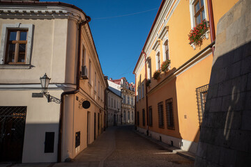 Krotka Street. Morning time. Tarnów, Poland.