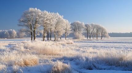 A snowy winter landscape