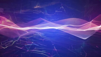 illustration digital looping snip glowcore flat overlay video 4k design animation seamless virtual background code technology cyberspace datum computer software coding program programming web screen 