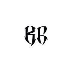 BG monogram logo design letter text name symbol monochrome logotype alphabet character simple logo