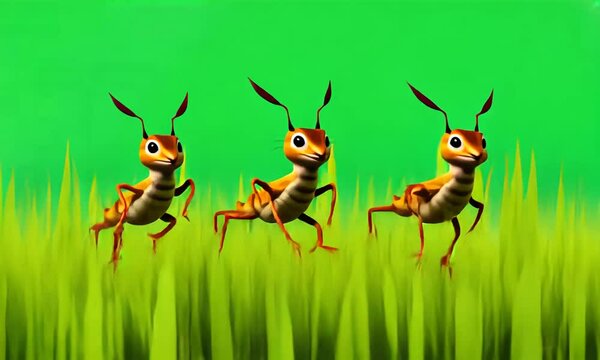 Crickets Chirping green screen