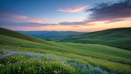 Obraz premium Soft-toned calming background wallpaper HD, offering a tranquil atmosphere and visually soothing effect for your desktop or mobile.