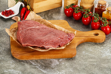 Raw beef meat shoulder for cooking