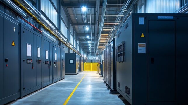 Generator testing with load bank industrial power verification documentary style
