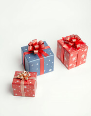 Obraz premium holiday gift wrapping