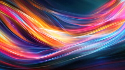 Dynamic Abstract Background with Motion Blur Effects