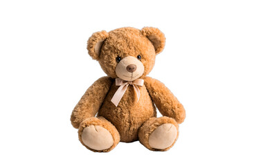 Obraz premium teddy bear isolated on white background